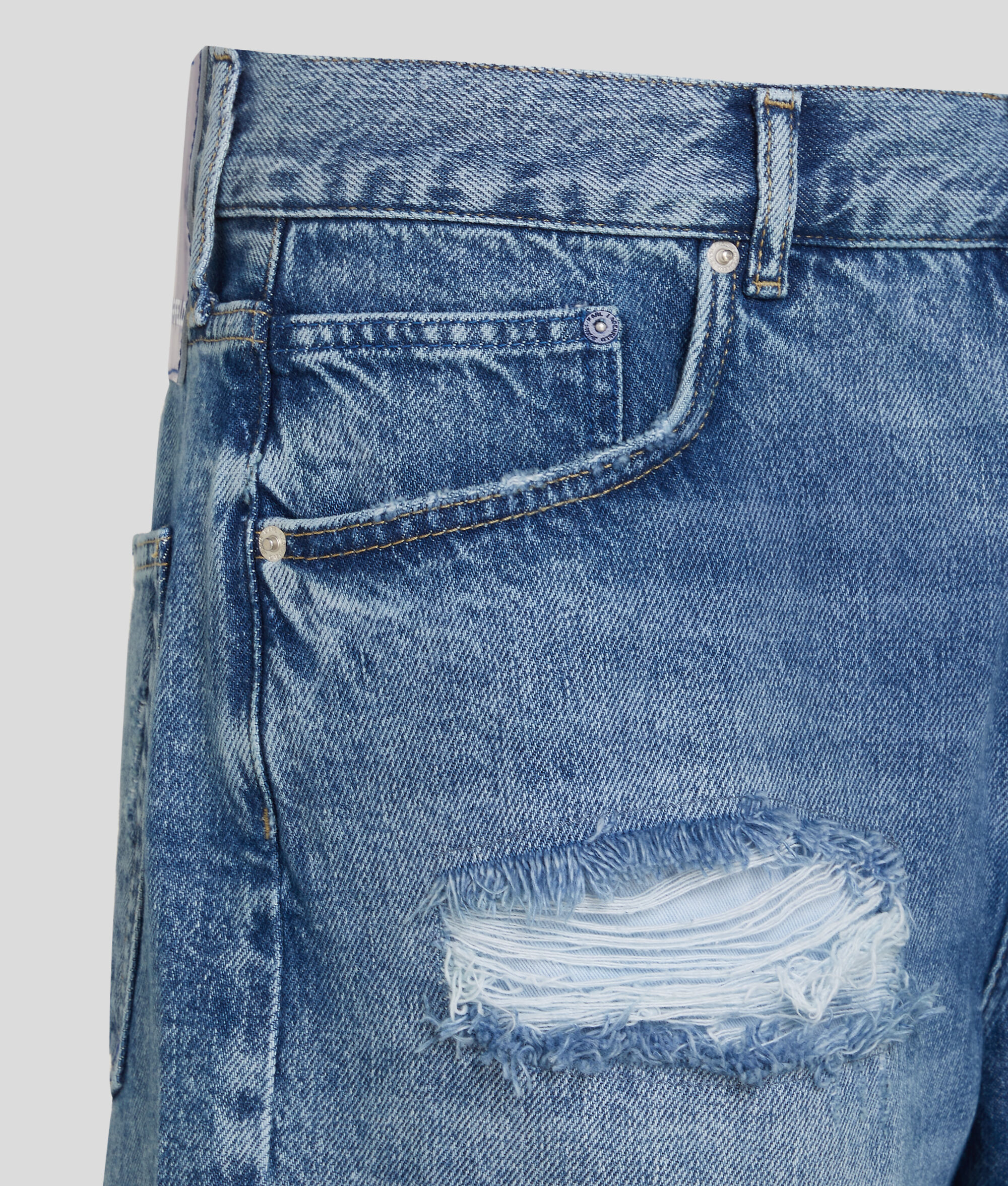 (image for) Amazing KLJ Distressed Denim Shorts